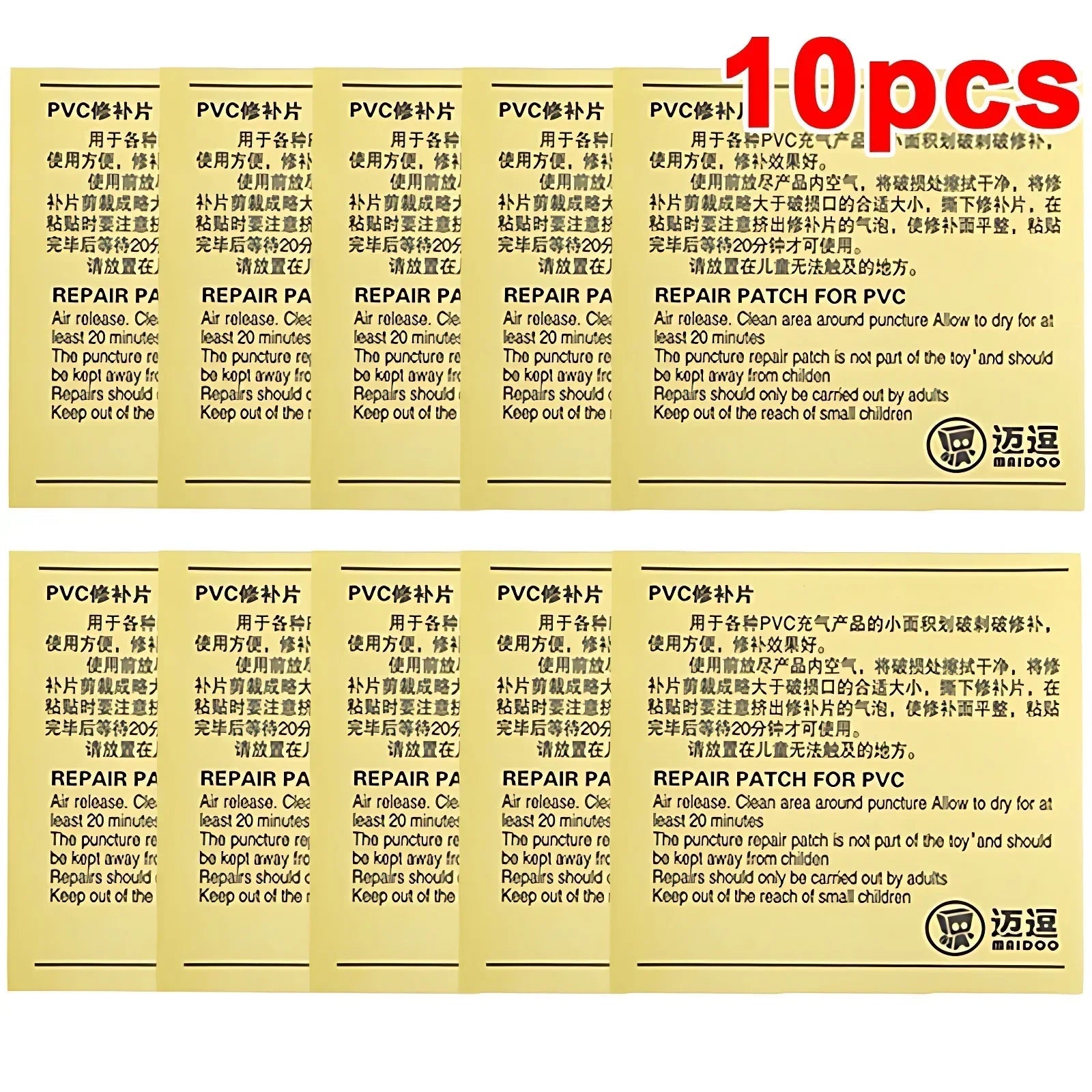 Waterdichte transparante zelfklevende nylon sticker – Reparatietape voor tenten & jassen - Bivakshop