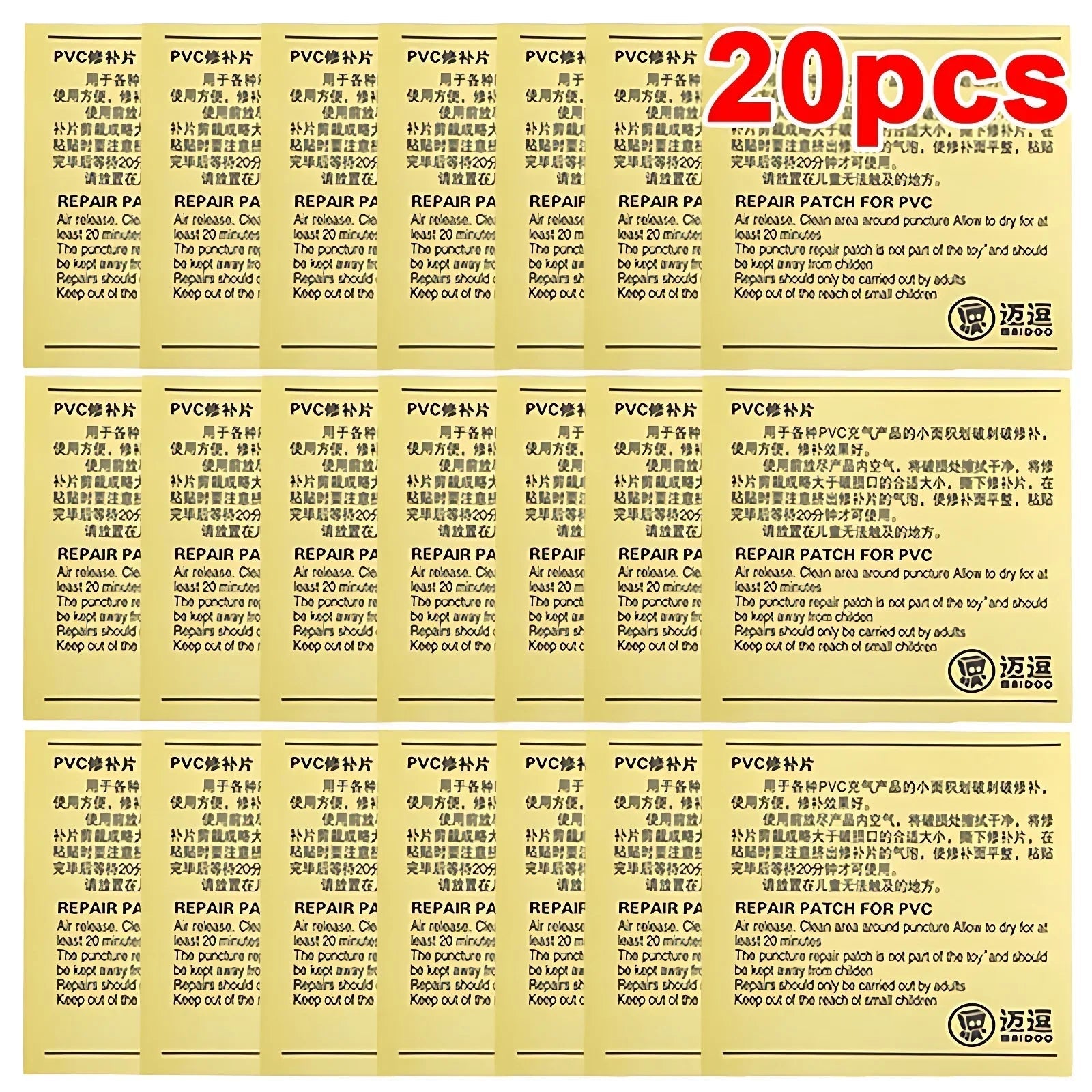 Waterdichte transparante zelfklevende nylon sticker – Reparatietape voor tenten & jassen - Bivakshop