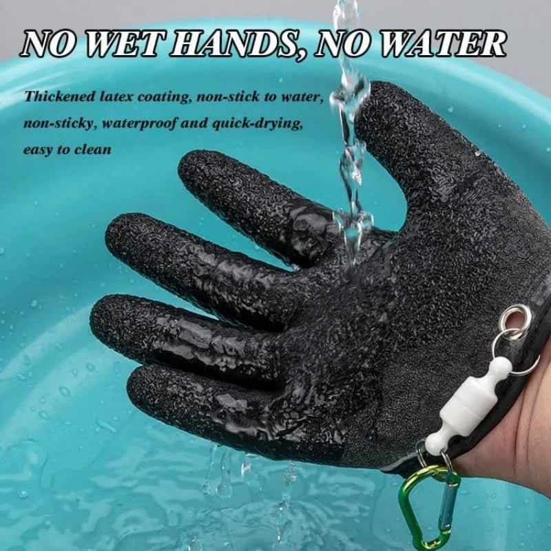 Waterdichte visvanghandschoenen – Anti - slip bescherming met magneetsluiting tegen prikken & schrammen - Bivakshop