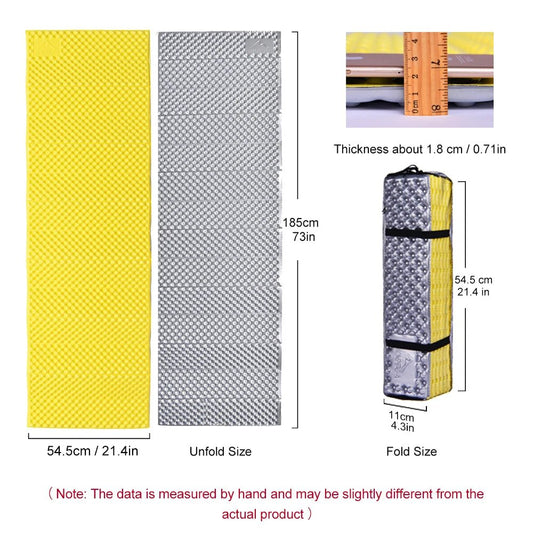 Waterdichte & vochtwerende campingmat – Lichtgewicht slaapmat voor outdoor, trekking & reizen - Bivakshop