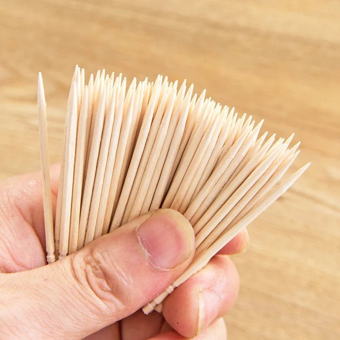 Wegwerp houten tandenstokers - Milieuvriendelijk en biologisch afbreekbaar - Perfect voor restaurants en thuisgebruik - Bivakshop