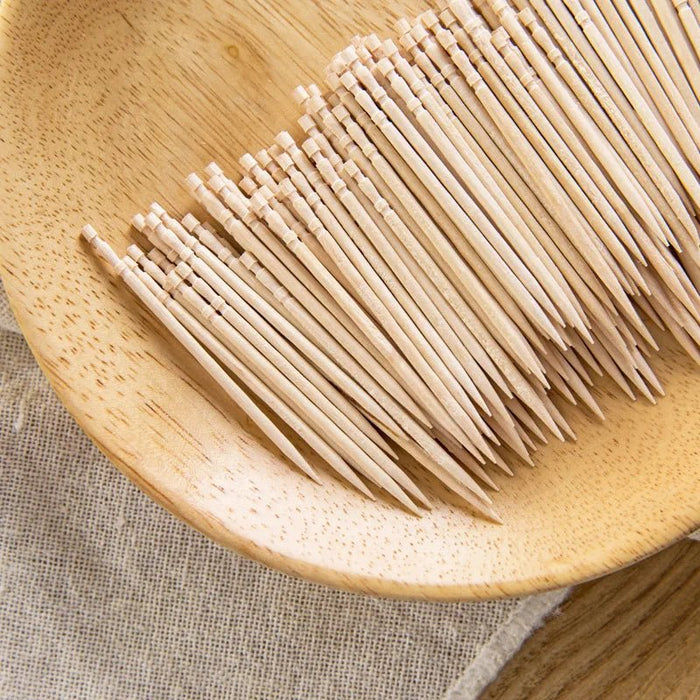 Wegwerp houten tandenstokers - Milieuvriendelijk en biologisch afbreekbaar - Perfect voor restaurants en thuisgebruik - Bivakshop