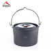 Widesea 4L camping hangpot – Outdoor kookgerei voor 4 - 6 personen – Aluminium lichtgewicht kookpot - Bivakshop