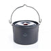Widesea 4L camping hangpot – Outdoor kookgerei voor 4 - 6 personen – Aluminium lichtgewicht kookpot - Bivakshop