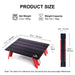 Widesea camping mini draagbare opvouwbare tafel voor outdoor picknick barbecue tours - Ultralichte opvouwbare computer bed bureau - Bivakshop