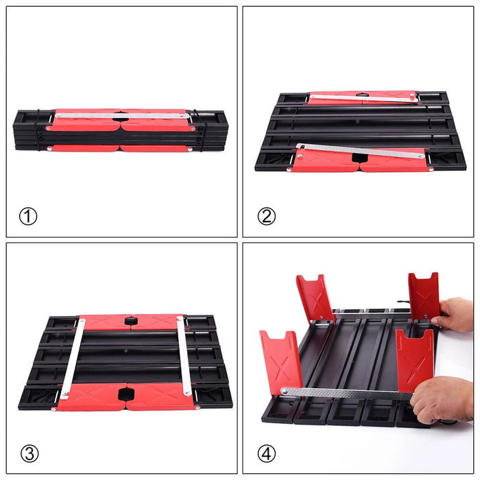 Widesea camping mini draagbare opvouwbare tafel voor outdoor picknick barbecue tours - Ultralichte opvouwbare computer bed bureau - Bivakshop