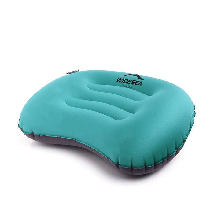 Widesea draagbaar opblaasbaar campingkussen - Lichtgewicht & compact voor outdoor reizen en kamperen - Bivakshop
