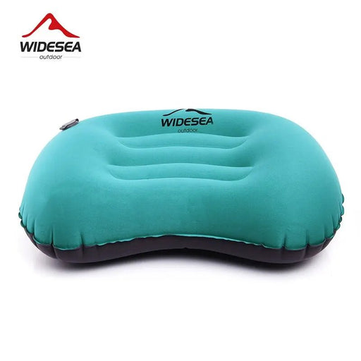 Widesea draagbaar opblaasbaar campingkussen - Lichtgewicht & compact voor outdoor reizen en kamperen - Bivakshop