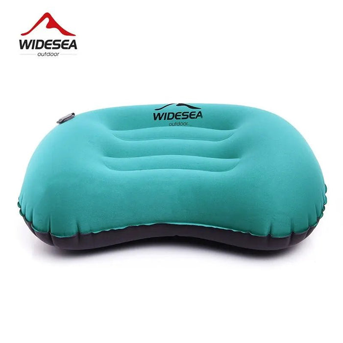 Widesea draagbaar opblaasbaar campingkussen - Lichtgewicht & compact voor outdoor reizen en kamperen - Bivakshop