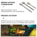 Widesea Titanium Spork – Lichtgewicht Outdoor bestek – Ideaal voor Kamperen en Hiking - Bivakshop