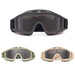 Wind - & stofbestendige schiet en motorcrossbril – UV bescherming veiligheidsbril voor motocross, bergbeklimmen en outdoor - Bivakshop