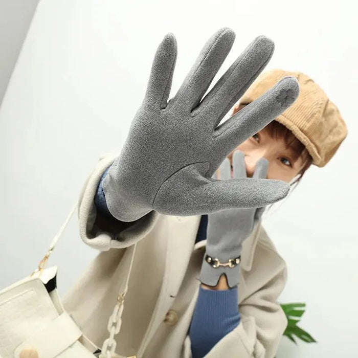 Winter vintage handschoenen - Warm en winddicht met touchscreen functionaliteit - Bivakshop