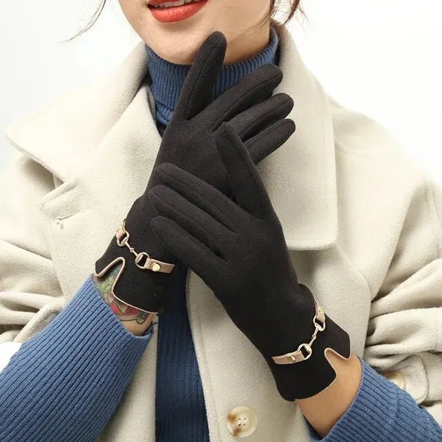 Winter vintage handschoenen - Warm en winddicht met touchscreen functionaliteit - Bivakshop