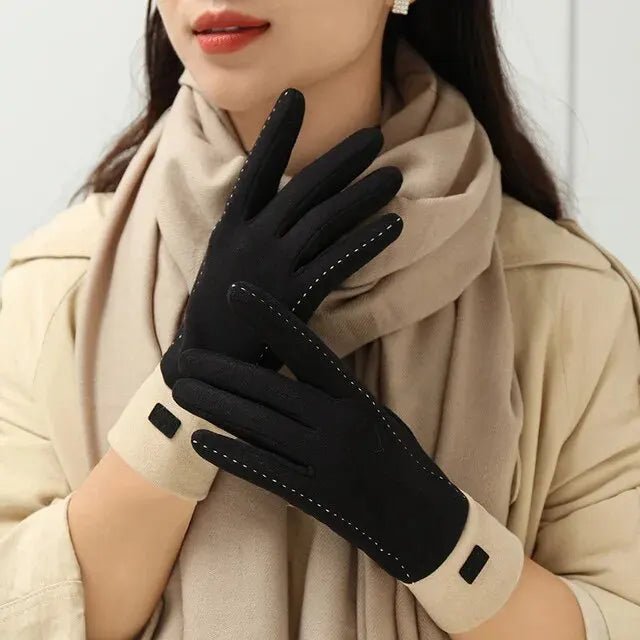 Winter vintage handschoenen - Warm en winddicht met touchscreen functionaliteit - Bivakshop