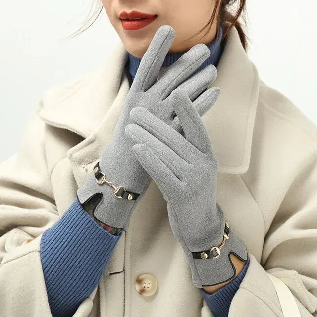 Winter vintage handschoenen - Warm en winddicht met touchscreen functionaliteit - Bivakshop
