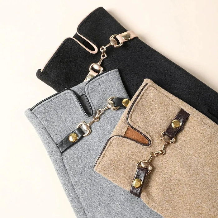 Winter vintage handschoenen - Warm en winddicht met touchscreen functionaliteit - Bivakshop