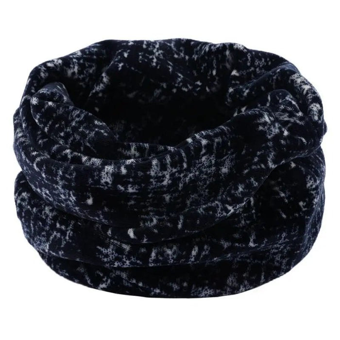 Winter warmte: dubbellaagse gebreide ring sjaal - Bivakshop