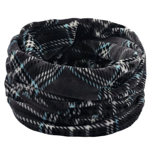Winter warmte: dubbellaagse gebreide ring sjaal - Bivakshop