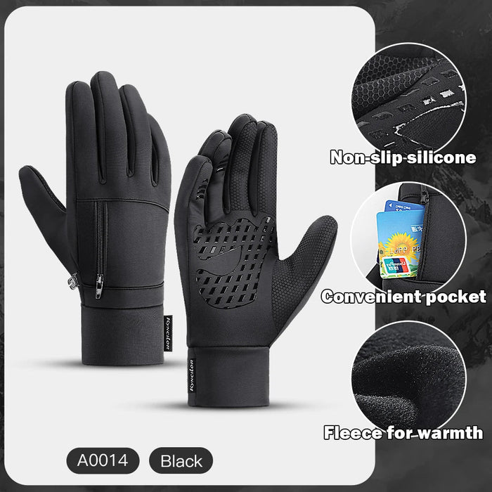 Winterhandschoenen – Touchscreen, waterdicht & winddicht – Warme sporthandschoenen voor fietsen en outdoor - Bivakshop
