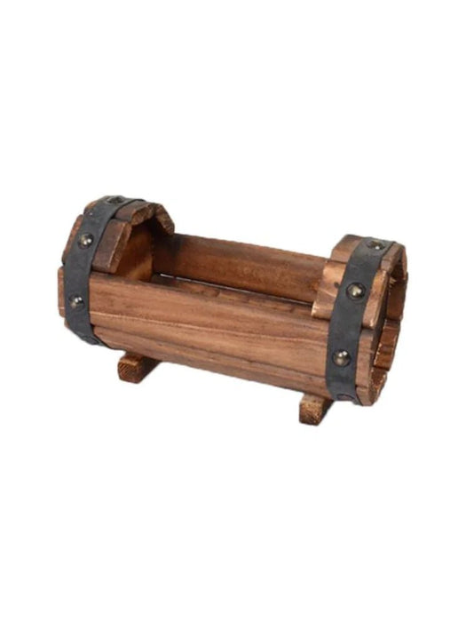 Wooden Flower Pot Outdoor Garden Decor Succulent Plant Potted Planter Succulents Pots Office Decor Flower Pot Planter - Bivakshop