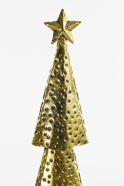 X - Mas Tree Gold - L14,5Xw8Xh68Cm - Bivakshop