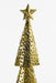 X - Mas Tree Gold - L14,5Xw8Xh68Cm - Bivakshop
