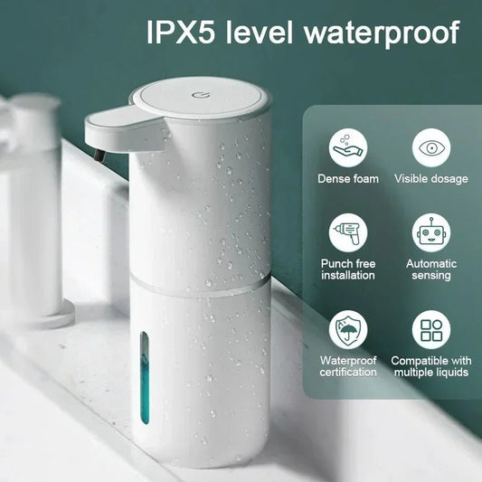 Xiaomi automatic soap dispenser liquid foam touchless soap dispenser 380ML USB rechargeable 4 level adjustable hand sanitizer - Bivakshop