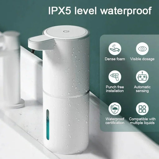 Xiaomi automatic soap dispenser liquid foam touchless soap dispenser 380ML USB rechargeable 4 level adjustable hand sanitizer - Bivakshop