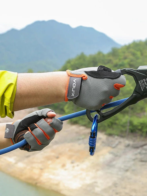 XINDA professionele halfvinger klimhandschoenen - Slijtvast en anti - slip voor klimmen, downhill en hiking - Bivakshop