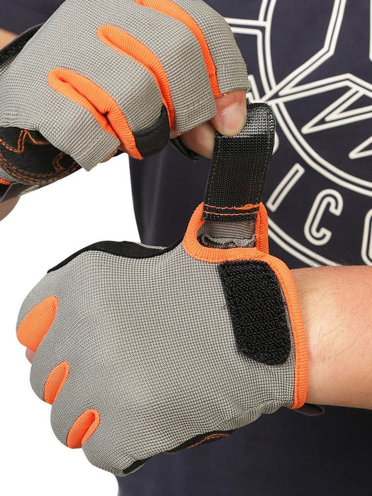 XINDA professionele halfvinger klimhandschoenen - Slijtvast en anti - slip voor klimmen, downhill en hiking - Bivakshop