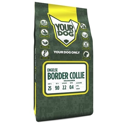 Yourdog - Engelse Border Collie Volwassen - 3 kg & 12 kg - Bivakshop