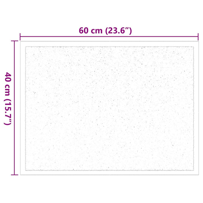Zachte Teddy Deurmat – 60 x 40 cm – Teddy Stof Entree Mat – Antislip & Comfort - Bivakshop