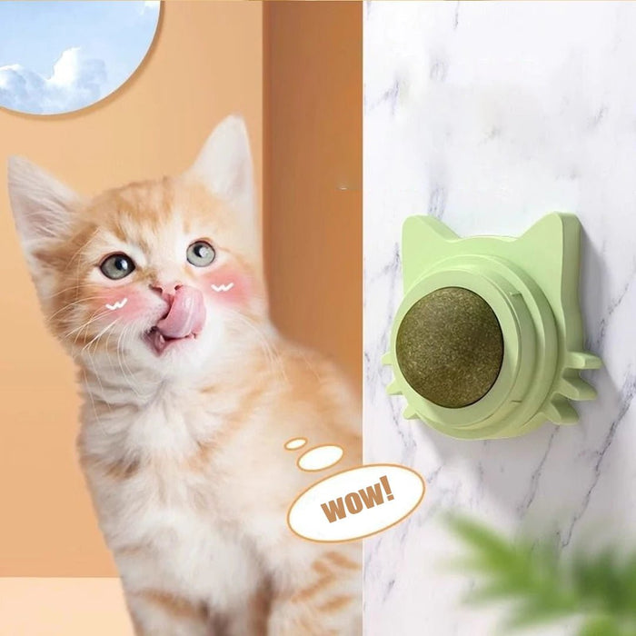 Zelfklevende kattenkruidballen - Grappig en likbaar kattenspeelgoed - Geschikt voor kleine en middelgrote katten - Bivakshop