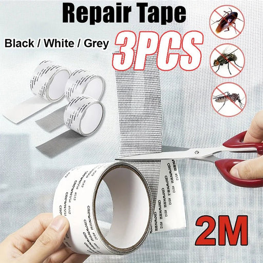 Zelfklevende reparatietape voor horren – Muggenwerend – Venster & deur fix patch - Bivakshop