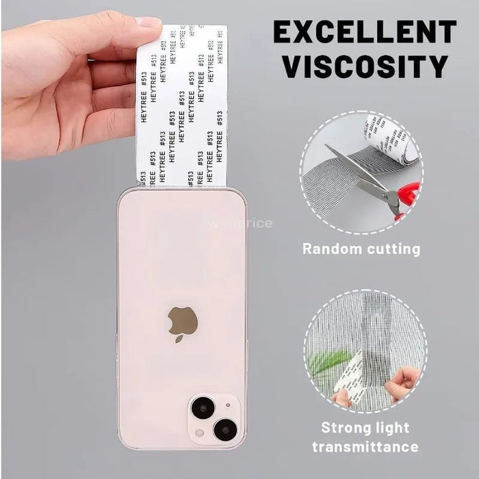 Zelfklevende reparatietape voor horren – Muggenwerend – Venster & deur fix patch - Bivakshop