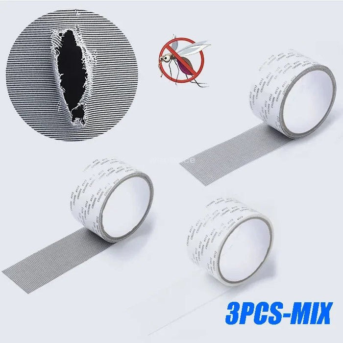 Zelfklevende reparatietape voor horren – Muggenwerend – Venster & deur fix patch - Bivakshop