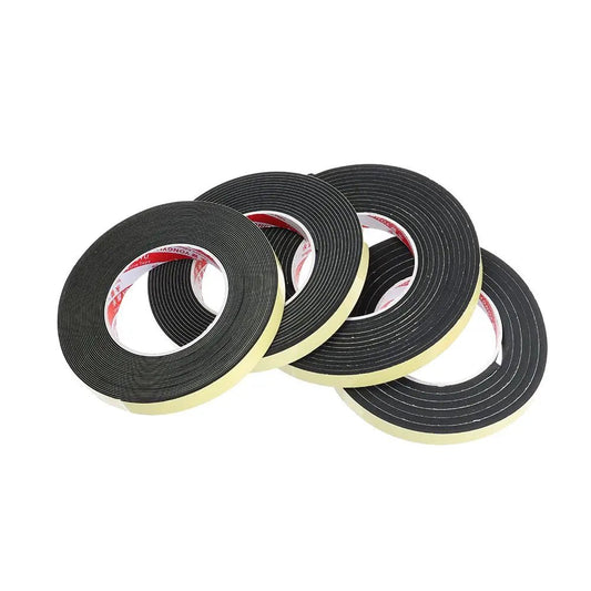 Zelfklevende schuimrubber tochtstrip – Waterdichte weerstrip voor ramen & deuren – 2m/5m/10m - Bivakshop