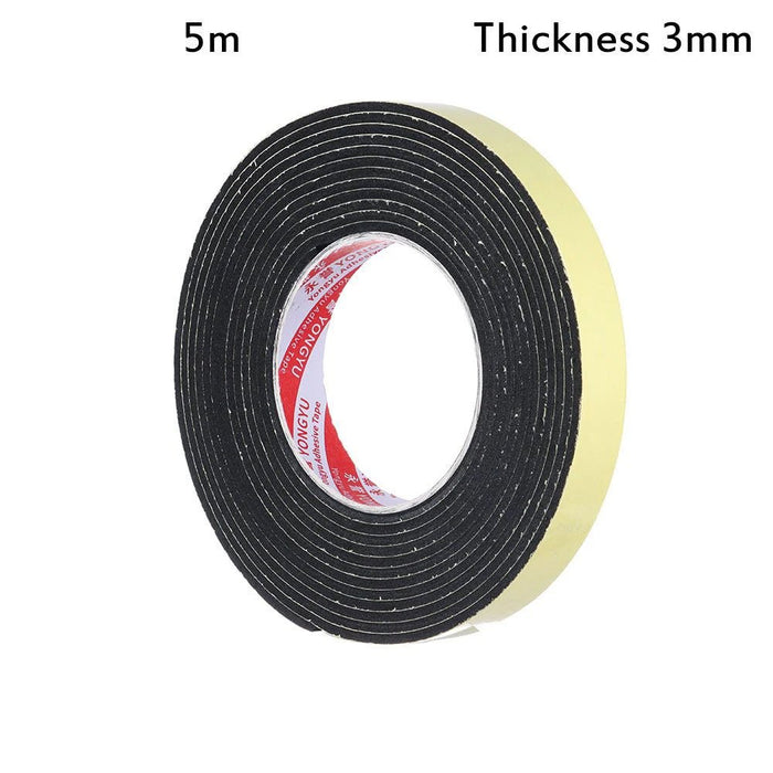 Zelfklevende schuimrubber tochtstrip – Waterdichte weerstrip voor ramen & deuren – 2m/5m/10m - Bivakshop