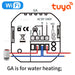 Zigbee & WiFi slimme thermostaat - Programmeerbaar voor gasboilers, waterkleppen en vloerverwarming - Bivakshop