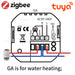 Zigbee & WiFi slimme thermostaat - Programmeerbaar voor gasboilers, waterkleppen en vloerverwarming - Bivakshop