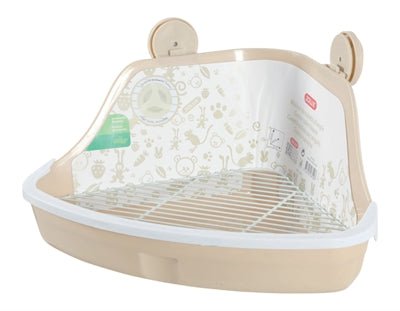 Zolux - Hoektoilet Knaagdier Beige - Small 32 cm - Bivakshop