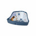 Zolux - Neolife Hoektoilet Cavia - Blauw 35x25x15 cm - Bivakshop