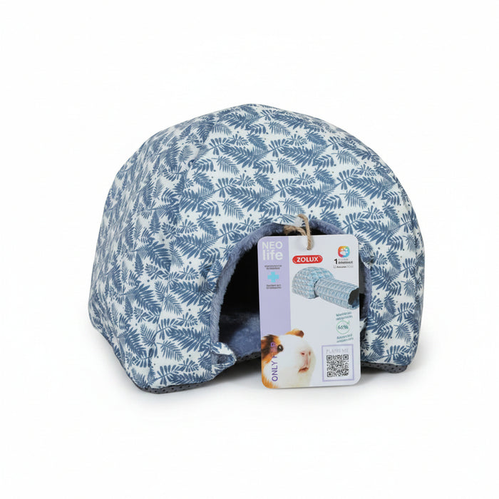 Zolux - Neolife Iglo Cavia - Blauw (25x20 cm) - Bivakshop