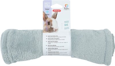 Zolux - Neolife Mini Deken Konijn - Gerecycled Fleece (35x30 cm) - Bivakshop