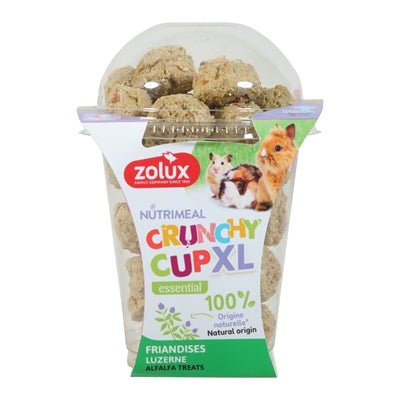 Zolux - NMeal Crunchy Cup XL - Natuurlijk (190 g) - Bivakshop