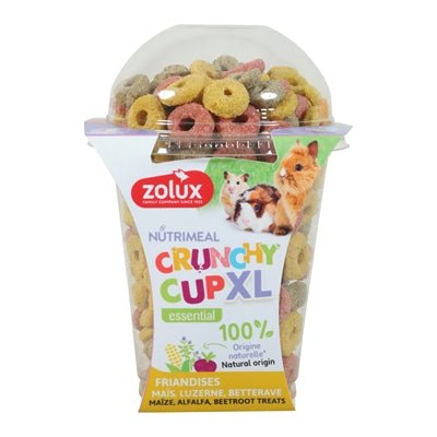 Zolux - NMeal Crunchy Cup XL Ring - Natuurlijke Smaakmix (170 gr) - Bivakshop