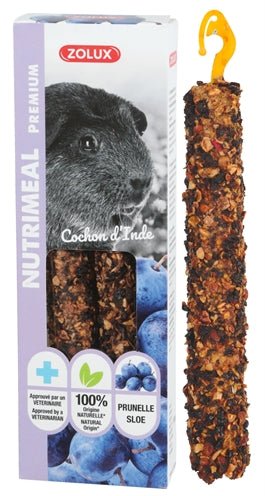 Zolux - Nutrimeal Stick Cavia - Pruim (2 stuks) - Bivakshop