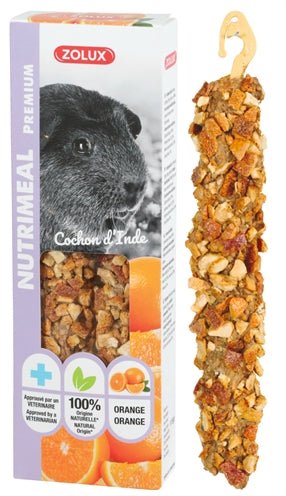 Zolux - Nutrimeal Stick Cavia - Sinaasappel (2 stuks) - Bivakshop