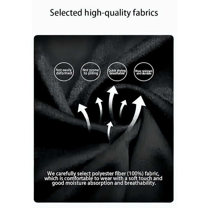 Zomer herenpak 2025 – Casual polyester met gestreepte print - Bivakshop