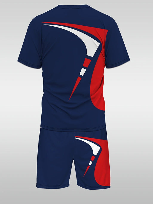 Zomer herenpak 2025 – Casual polyester met gestreepte print - Bivakshop